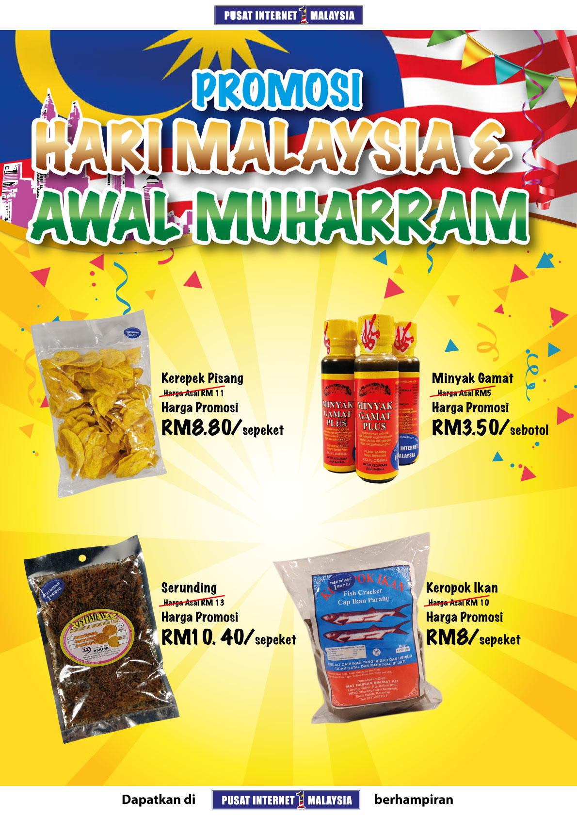 PROMOSI 1 MALYSIA DAN AWAL MUHARAM